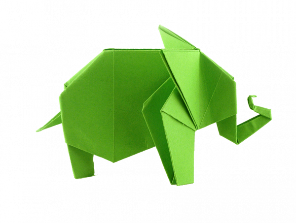 Origami-Elephant