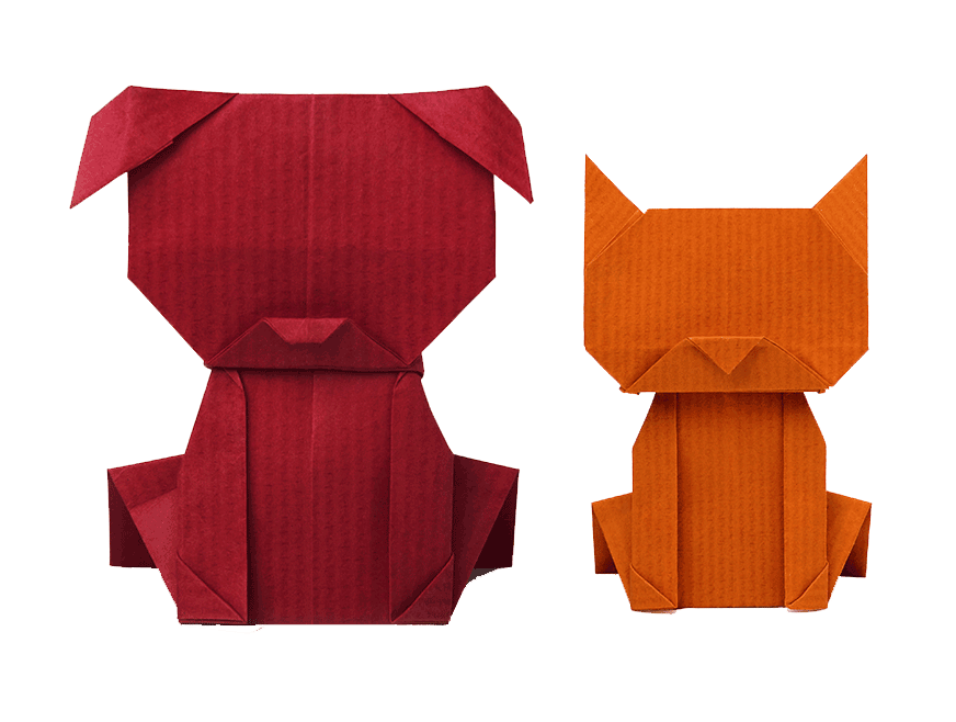 Origami-Cat-Dog