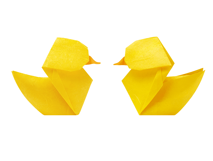 Origami-Ducklings