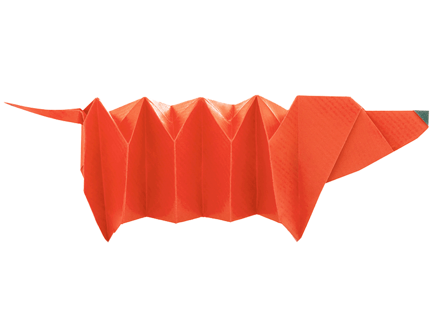 Origami-Dachshund