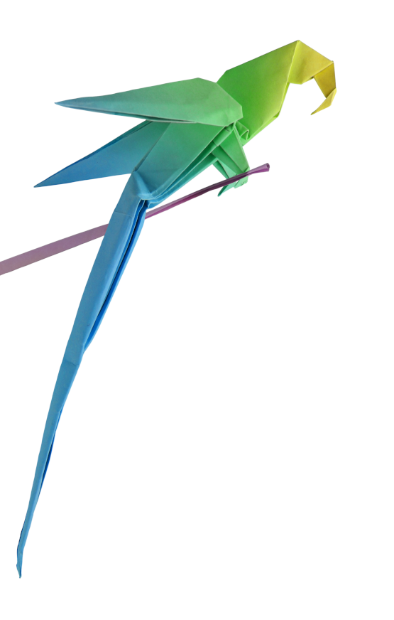Origami-Parrot